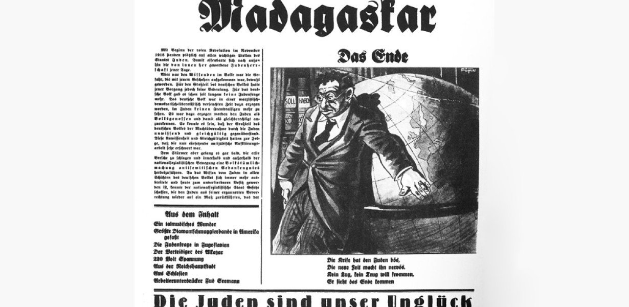 Madagaszkárra telepítették volna az európai zsidókat