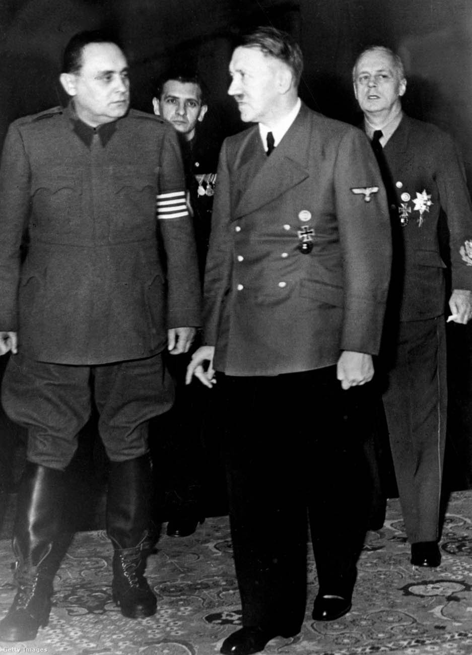 Adolf Hitler és Szálasi Ferenc találkozója 1944 decemberében Berlinben