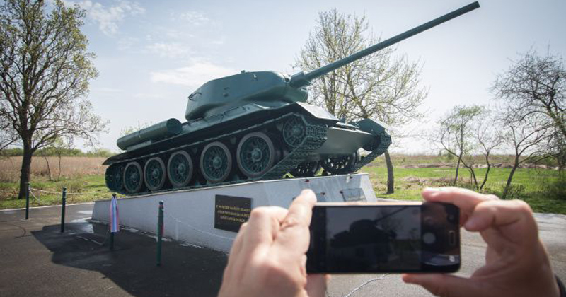 T-34 Hortobágyi csata emlékmű