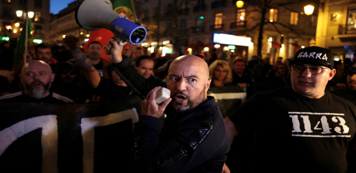 Nemzetiszocialisták tűztek össze szélsőbalos színészekkel Lisszabonban 