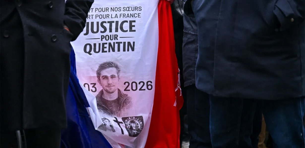 Kilenc antifát tartóztattak le Quentin Deranque agyonverése miatt Franciaországban