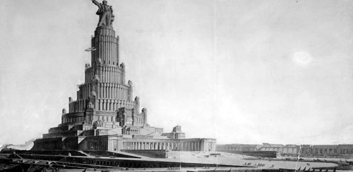 Sztálin 426 méteres felhőkarcolót tervezett saját magának Moszkva közepére